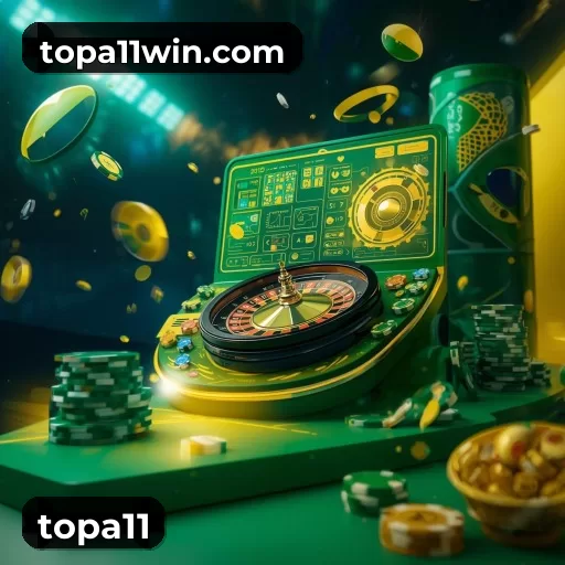 Promoção de bônus topa11 com fichas e moedas